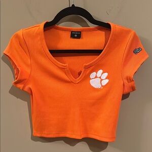 Hype and vice clemson ribbed baby t shirt